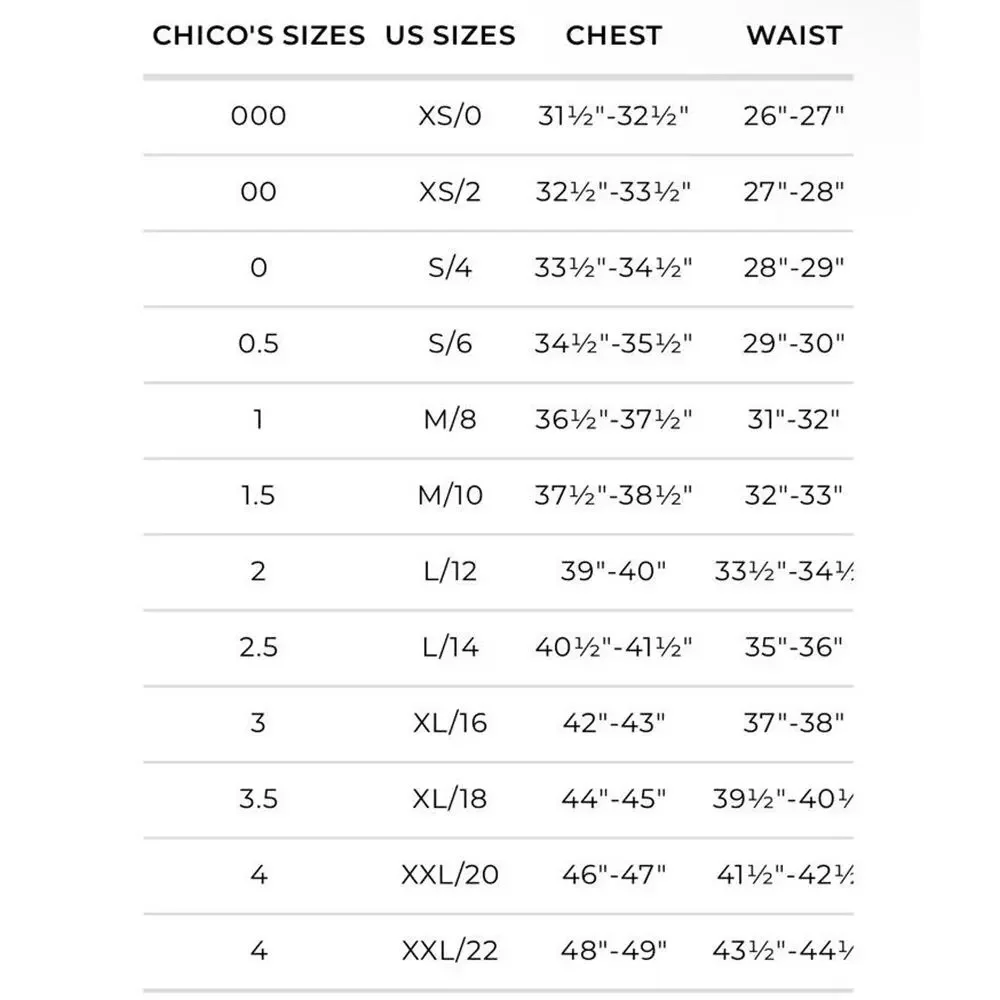 Chicos excellent preowned